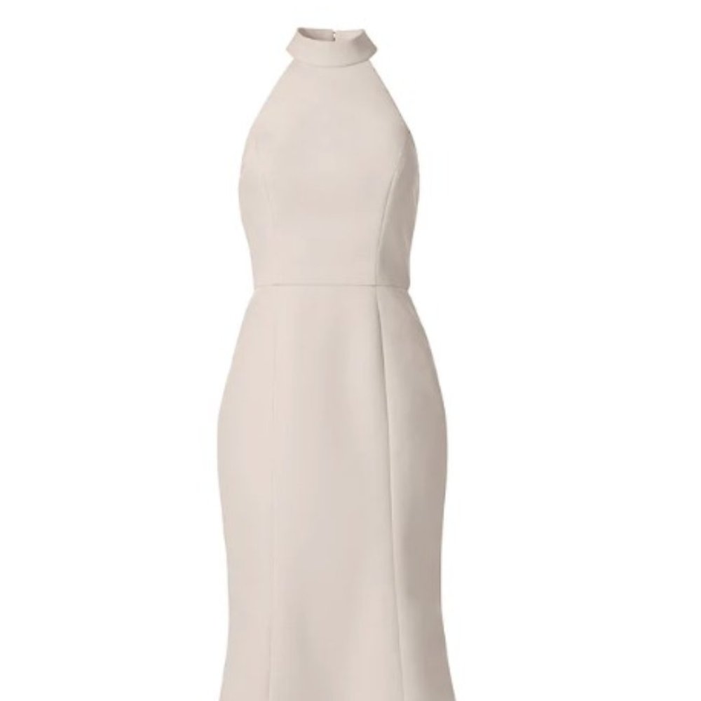 Amsale Austin Champagne Bridesmaid Dress